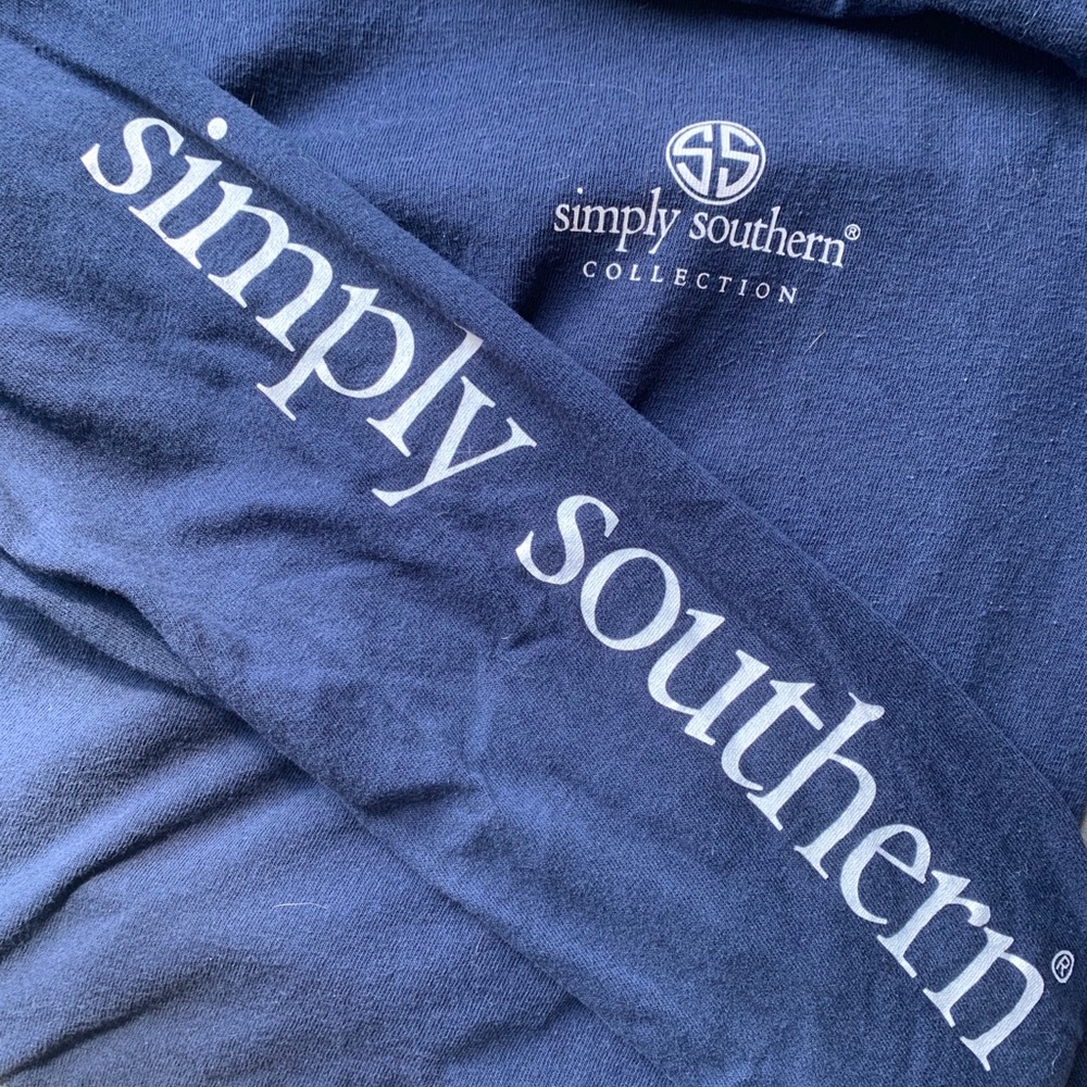 Simply Southern Collection Navy Long Sleeve Size S